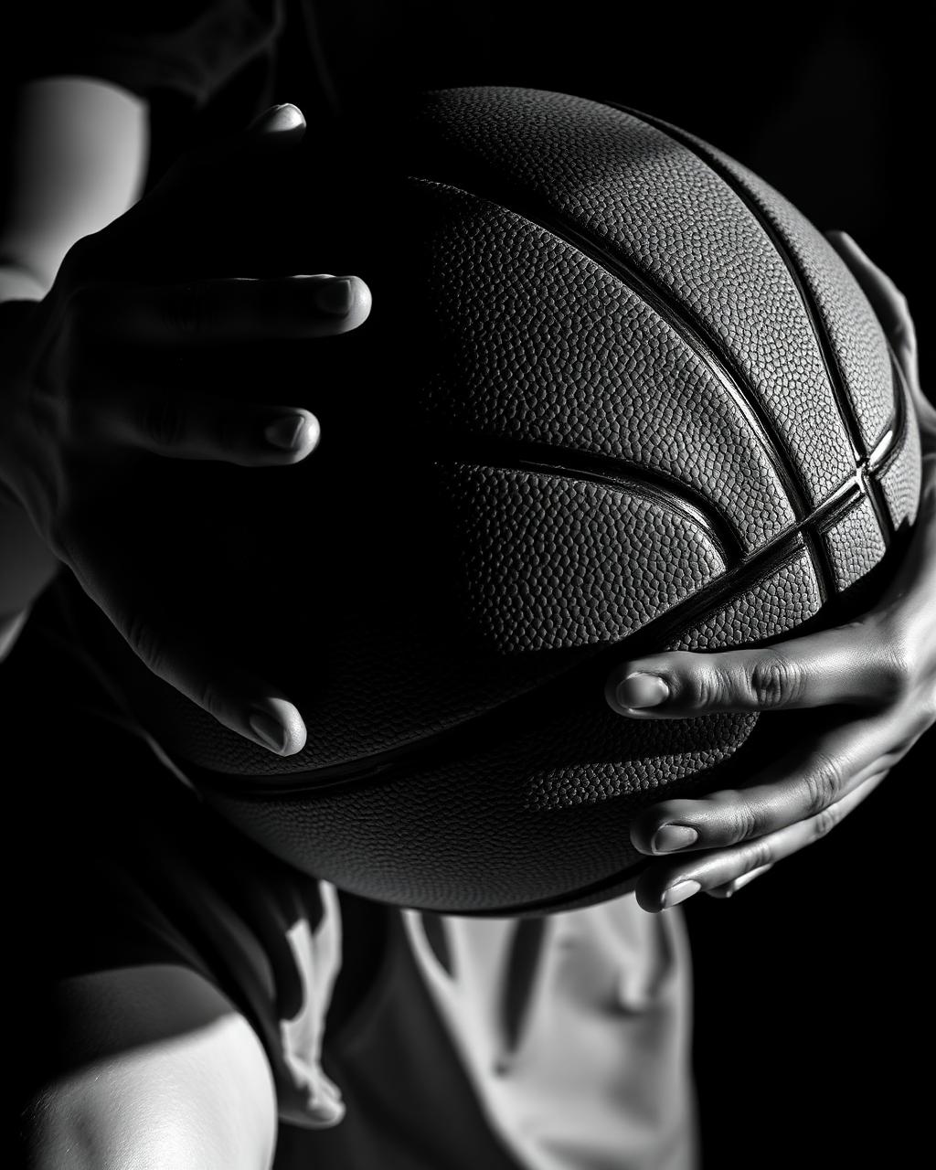 Sophie Cunningham gripping a basketball